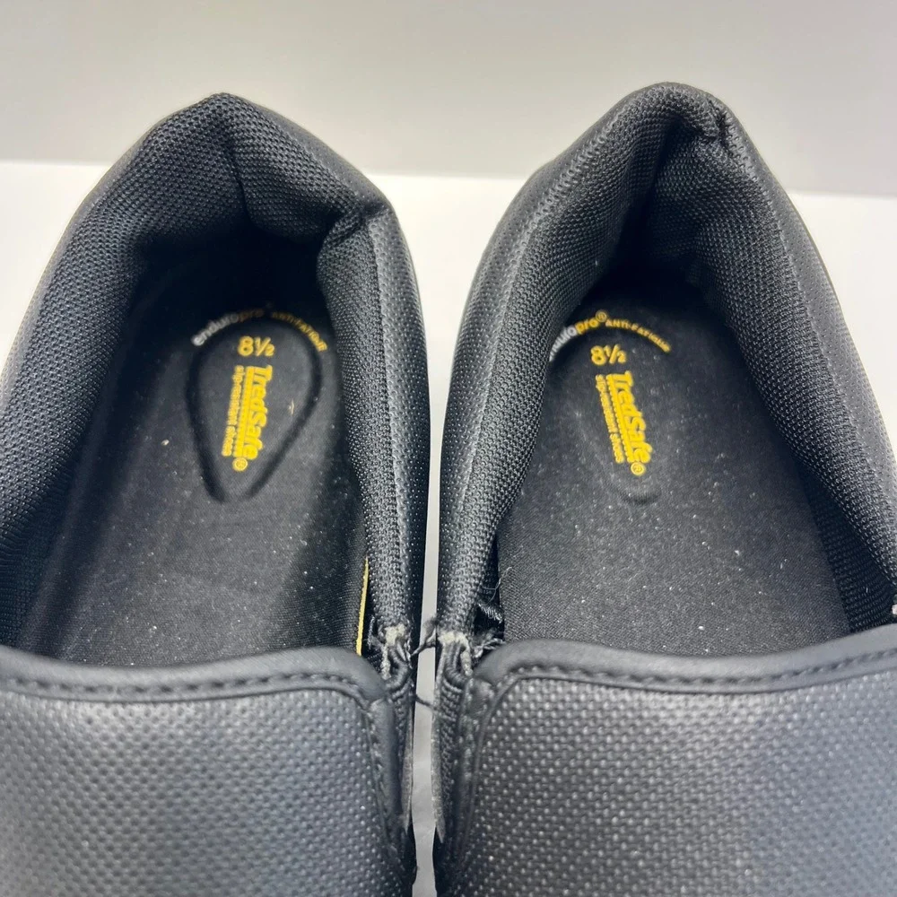TredSafe‎ Slip On Work Shoes Womens 8.5 Black Slip Resistant EnduroPro Sneakers